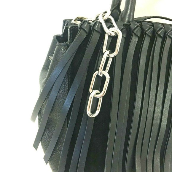 ALEXANDER WANG “Attica Fringe" Black Leather Bag - Picture 12 of 12